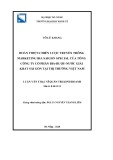 Luận văn Thạc sĩ Quản trị kinh doanh: Hoàn thiện chiến lược truyền thông marketing bia Saigon Special của Tổng công ty Cổ Phần Bia-Rượu-Nước giải khát Sài Gòn tại thị trường Việt Nam
