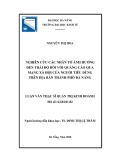 Luận văn Thạc sĩ Quản trị kinh doanh: Nghiên cứu các nhân tố ảnh hưởng đến thái độ đối với quảng cáo qua mạng xã hội của người tiêu dùng trên địa bàn thành phố Đà Nẵng