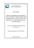 Luận văn Thạc sĩ Quản trị kinh doanh: Chính sách marketing đối với dịch vụ ngân hàng điện tử Smart Banking dành cho khách hàng cá nhân tại Ngân hàng TMCP Đầu tư và Phát triển Việt Nam - Chi nhánh Phố Núi