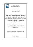 Luận văn Thạc sĩ Quản trị kinh doanh: Sử dụng mô hình TPB mở rộng để nghiên cứu các yếu tố ảnh hưởng đến ý định lựa chọn khách sạn xanh của du khách khi đến Đà Nẵng