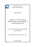 Luận văn Thạc sĩ Quản trị kinh doanh: Nghiên cứu các yếu tố chọn trường đại học của học sinh lớp 12 tại thành phố Đà Nẵng