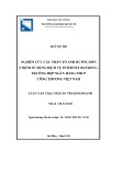 Luận văn Thạc sĩ Quản trị kinh doanh: Nghiên cứu các nhân tố ảnh hưởng đến ý định sử dụng dịch vụ IB - Trường hợp Ngân hàng TMCP Công thương Việt Nam