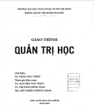 Giáo trình Quản trị học: Phần 1 - TS. Trần Dục Thức (Chủ biên)