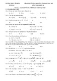 Đề cương ôn tập học kì 1 môn Toán lớp 10 năm 2020-2021 - Trường THPT Yên Hòa, Hà Nội