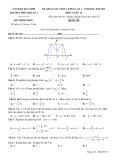 Đề thi KSCL môn Toán lớp 12 năm 2020-2021 có đáp án (Lần 1) - Trường THPT Quế Võ 1 (Mã đề 101)