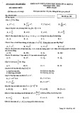 Đề thi KSCL môn Toán lớp 12 năm 2021-2022 có đáp án (Đợt 1) - Sở GD&ĐT Thanh Hóa (Mã đề 105)