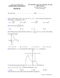 Đề thi khảo sát môn Toán lớp 12 năm 2021-2022 (Lần 1) - Trường THPT Tam Dương 2, Vĩnh Phúc (Mã đề 201)
