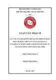 Luận văn Thạc sĩ Kinh tế Quốc tế: Các yếu tố ảnh hưởng đến quyết định sử dụng thư tín dụng chứng từ UPAS trong thanh toán quốc tế tại ngân hàng TMCP Hàng Hải (MSB)