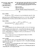 Đề thi chọn học sinh giỏi cấp tỉnh môn Toán lớp 12 năm 2022-2023 - Sở Giáo dục, Khoa học và Công nghệ