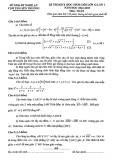 Đề thi KSCL học sinh giỏi môn Toán lớp 12 năm 2022-2023 (Lần 1) - Sở GD&ĐT Nghệ An