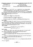 Đề thi chọn học sinh giỏi cấp tỉnh môn Toán lớp 12 năm 2022-2023 - Sở GD&ĐT Thừa Thiên Huế