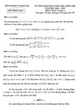 Đề thi chọn đội tuyển học sinh giỏi môn Toán năm 2022-2023 (Vòng 1) - Sở Giáo dục và Đào tạo