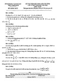Đề thi chọn học sinh giỏi cấp tỉnh môn Toán lớp 12 năm 2021-2022 - Sở GD&ĐT Thừa Thiên Huế