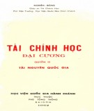 Tài chính học (Quyển III): Phần 1