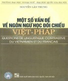 Ngôn ngữ học đối chiếu Việt - Pháp: Phần 1