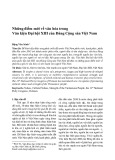 Những điểm mới về văn hóa trong Văn kiện Đại hội XIII của Đảng Cộng sản Việt Nam