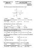 Đề kiểm tra học kì 2 môn Toán lớp 12 năm 2021-2022 - Sở GD&ĐT Vĩnh Long (Mã đề 101)