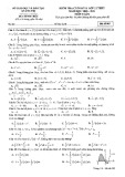 Đề kiểm tra cuối học kì 2 môn Toán lớp 12 năm 2020-2021 có đáp án - Sở GD&ĐT Quảng Trị (Mã đề 003)