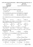 Đề kiểm tra cuối học kì 2 môn Toán lớp 12 năm 2020-2021 có đáp án - Trường THPT chuyên Lê Hồng Phong (Mã đề 300)