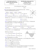 Đề kiểm tra giữa học kì 2 môn Toán lớp 12 - Trường THPT Đông Tiền Hải (Mã đề 132)