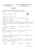 Đề kiểm tra giữa học kì 2 môn Toán lớp 12 năm 2020-2021 có đáp án - Trường THPT Phan Ngọc Hiển (Mã đề 147)
