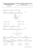 Đề kiểm tra cuối học kì 2 môn Toán lớp 12 năm 2021-2022 có đáp án - Trường THPT Đào Duy Từ, Phú Yên