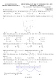 Đề kiểm tra cuối học kì 2 môn Toán lớp 12 năm 2021-2022 có đáp án - Trường THPT Nguyễn Huệ (Mã đề 233)
