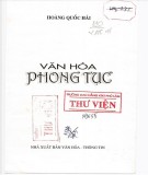 Nghiên cứu văn hóa phong tục Việt Nam: Phần 1