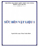 Giáo trình Sức bền vật liệu 1: Phần 2 - Phan Xuân Bình