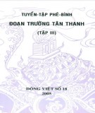 Đoạn Trường Tân Thanh: Tuyển tập phê bình (Tập 3) - Phần 1