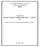 Giáo trình Kinh tế học chính trị Mác - Lênin (Tập 1): Phần 1