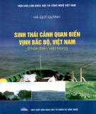 Nghiên cứu sinh thái cảnh quan biển vịnh Bắc Bộ, Việt Nam: Phần 1