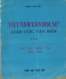 Văn học sử Việt Nam: Giản ước tân biên (Tập 3): Phần 1