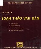 Hướng dẫn kỹ thuật soạn thảo văn bản: Phần 2