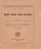 Nghiên cứu Việt Hán văn khảo - Phan Kế Bính