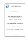 Luận văn Thạc sĩ Quản trị kinh doanh: Quản trị phân phối sản phẩm điều hòa không khí DAIKIN tại khu vực Miền Trung