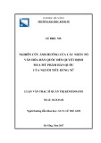 Luận văn Thạc sĩ Quản trị kinh doanh: Nghiên cứu ảnh hưởng của các nhân tố văn hóa Hàn Quốc đến quyết định mua mỹ phẩm Hàn Quốc của người tiêu dùng nữ