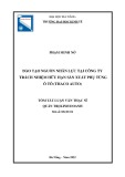 Tóm tắt luận văn Thạc sĩ Quản trị kinh doanh: Đào tạo nguồn nhân lực tại Công ty trách nhiệm hữu hạn Sản xuất phụ tùng ô tô (Thaco Auto)