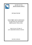 Tóm tắt luận văn Thạc sĩ Quản trị kinh doanh: Hoàn thiện chất lượng dịch vụ mặt đất tại Cảng hàng không quốc tế Đà Nẵng