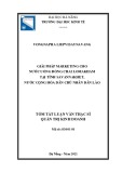 Tóm tắt luận văn Thạc sĩ Quản trị kinh doanh: Giải pháp marketing cho nước uống đóng chai Lomakham tại tỉnh Savannakhet, nước Cộng hào dân chủ nhân dân Lào