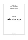 Giáo trình Giải tích hàm - Nguyễn Hoàng và Lê Văn Hạp