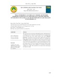 Thử nghiệm nuôi cá mè Vinh (Barbodes gonionotus) trong vèo lưới có bổ sung thức ăn đậu tằm (Viciafabal) để tạo sản phẩm cá giòn