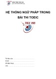 Hệ thống ngữ pháp trong bài thi Toeic