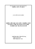 Sáng kiến kinh nghiệm THPT: Hướng dẫn học sinh lớp 12 trường THPT Yên Định 3 giải nhanh bài toán trắc nghiệm cực trị của hàm số