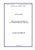 Luận án Tiến sĩ Quản trị nhân lực: Hiệu quả đào tạo nhân lực của Tập đoàn Điện lực Việt Nam