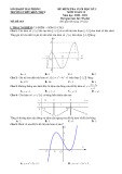 Đề kiểm tra cuối học kì 1 môn Toán lớp 12 năm 2020-2021 có đáp án - Trường THPT Kiến Thụy, Hải Phòng (Mã đề 015)