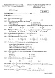 Đề kiểm tra học kì 1 môn Toán lớp 12 năm 2020-2021 - Trường THPT Trần Phú, Hà Nội (Mã đề 235)