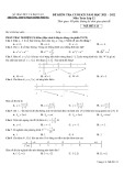 Đề kiểm tra cuối học kì 1 môn Toán lớp 12 năm 2021-2022 có đáp án - Trường THPT Phan Đình Phùng (Mã đề 121)