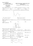 Đề kiểm tra học kì 1 môn Toán lớp 12 năm 2020-2021 có đáp án - Trường THPT Phan Ngọc Hiển, Cà Mau (Mã đề 198)