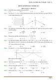 Bộ đề ôn tập kiểm tra cuối học kì 1 môn Toán lớp 12